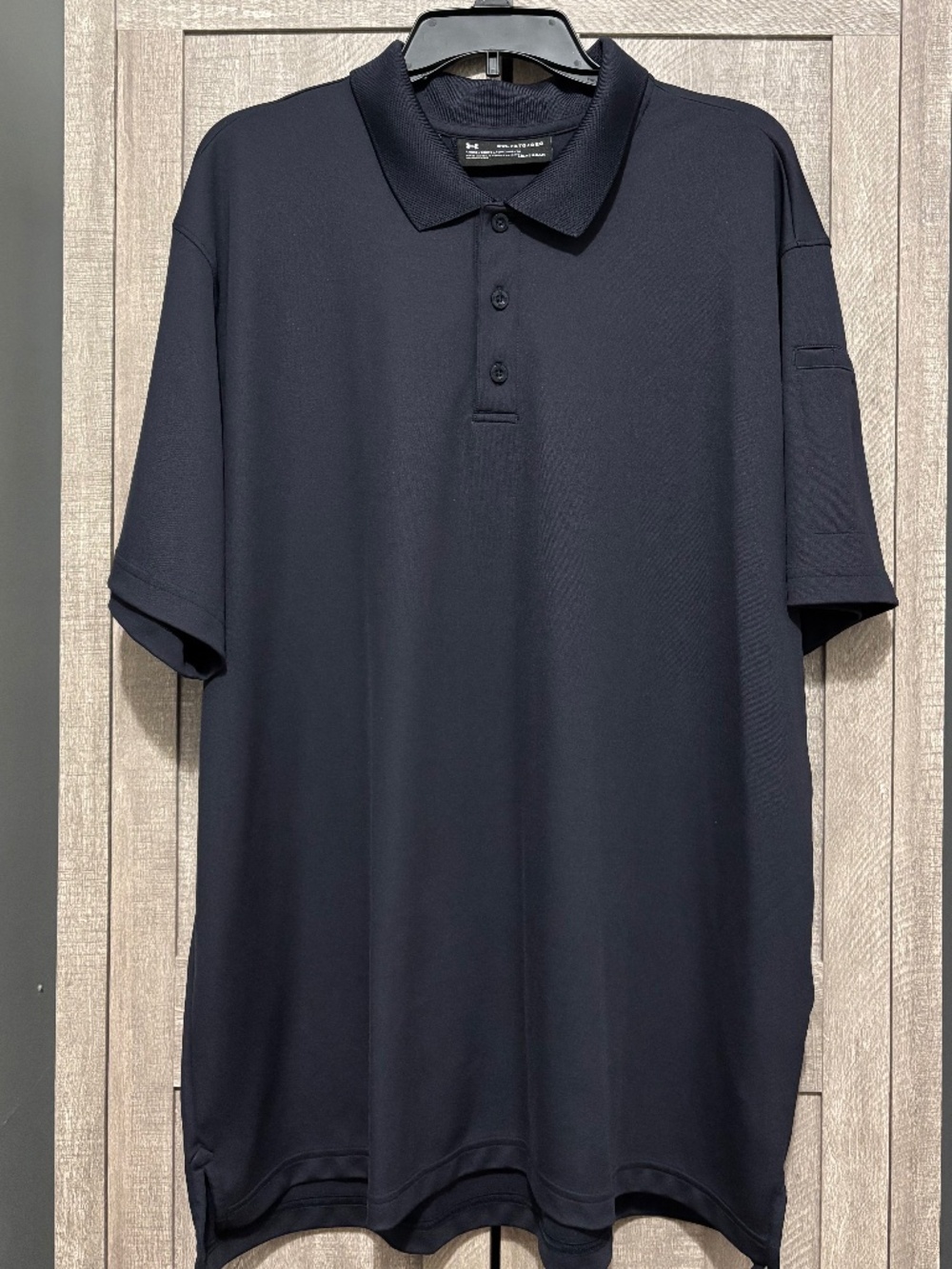 Men's Navy Blue Under Armour Golf Sports Shirt 2X NWT